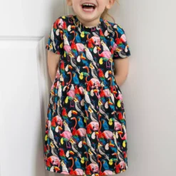 FRED & NOAH Birds Dress 1-2 Years -Chic Elixir Sales Store tuc143053345 Multi20Coloured R Z001A