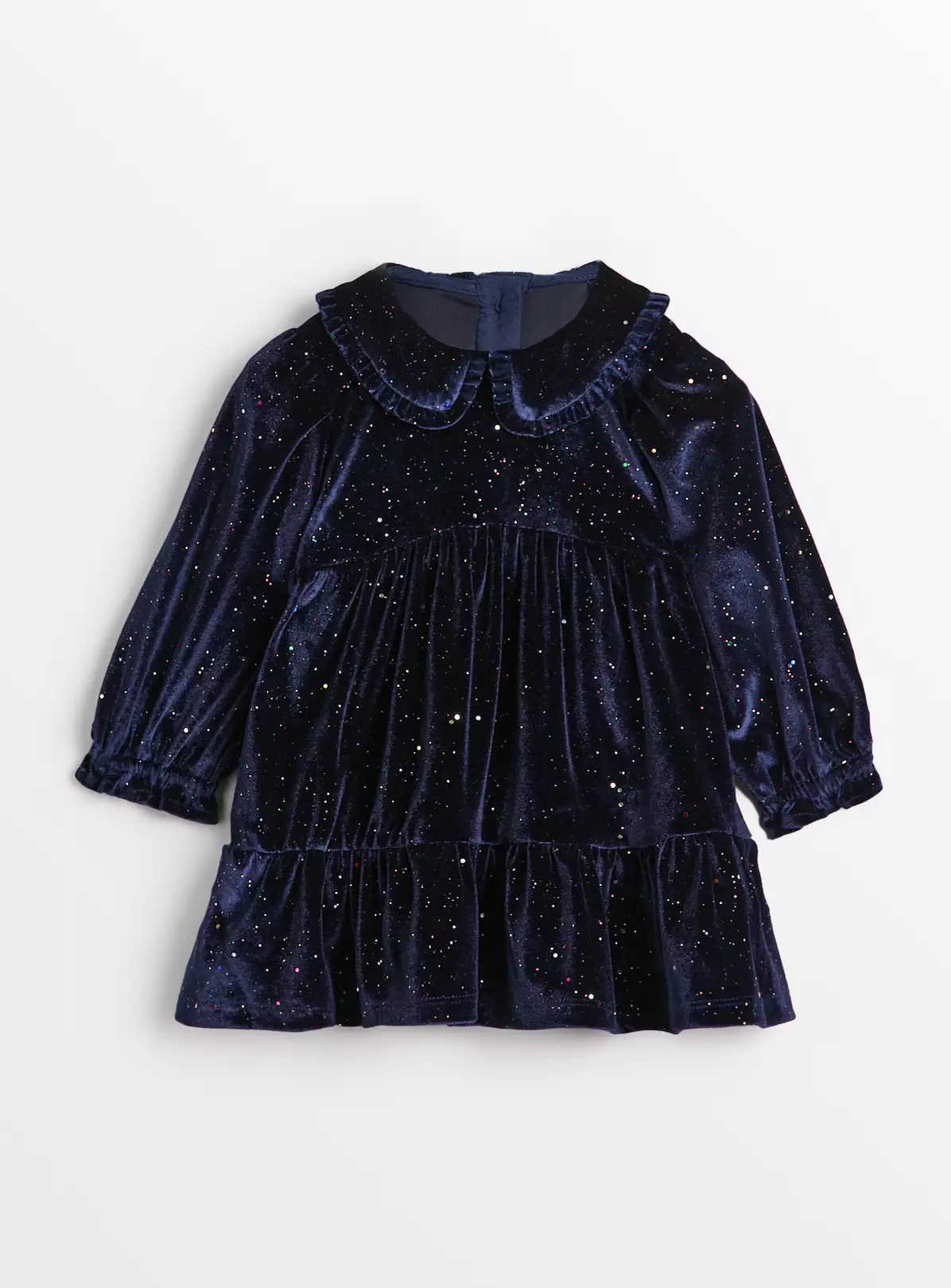 Navy Sparkle Velour Dress Up To 3 Mths 3 Navy Sparkle Velour Dress Up To 3 Mths