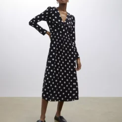 FINERY Carrie Dress 16 -Chic Elixir Sales Store tuc143090710 Black R Z001A