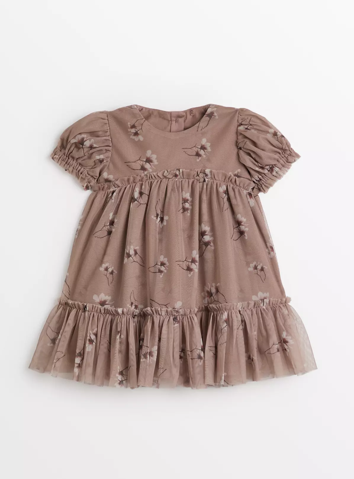 Dusky Pink Vintage Floral Dress 18-24 Months 3 Dusky Pink Vintage Floral Dress 18-24 Months