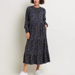 BRAKEBURN Midnight Bloom Maxi Dress 14