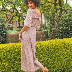 BURGS Milton Midi Dress 10 -Chic Elixir Sales Store tuc143259491 Light20Pink R Z006A