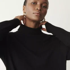 FINERY Savannah Knitted Dress 18 8 FINERY Savannah Knitted Dress 18 -Chic Elixir Sales Store tuc143301601 Black R Z004A