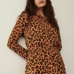 FINERY Theo Dress 8 -Chic Elixir Sales Store tuc143323000 Brown R Z003A 1