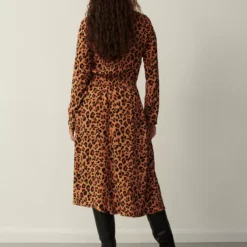 FINERY Theo Dress 16 -Chic Elixir Sales Store tuc143323000 Brown R Z004A