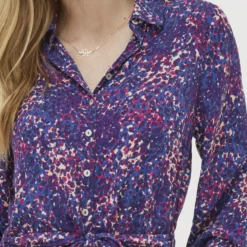 FATFACE Charlie Layered Spot Shirt Dress 20 -Chic Elixir Sales Store tuc143330980 Navy R Z004A