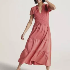 THOUGHT Merope Organic Cotton Broderie Dress 16