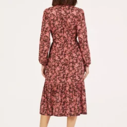 THOUGHT Nadia Organic Cotton Shirt Dress 14 -Chic Elixir Sales Store tuc143342235 Red R Z002A 1