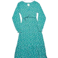 BURGS Harpford Wrap Jersey Dress 16 9 BURGS Harpford Wrap Jersey Dress 16 -Chic Elixir Sales Store tuc143344556 Green R Z005A