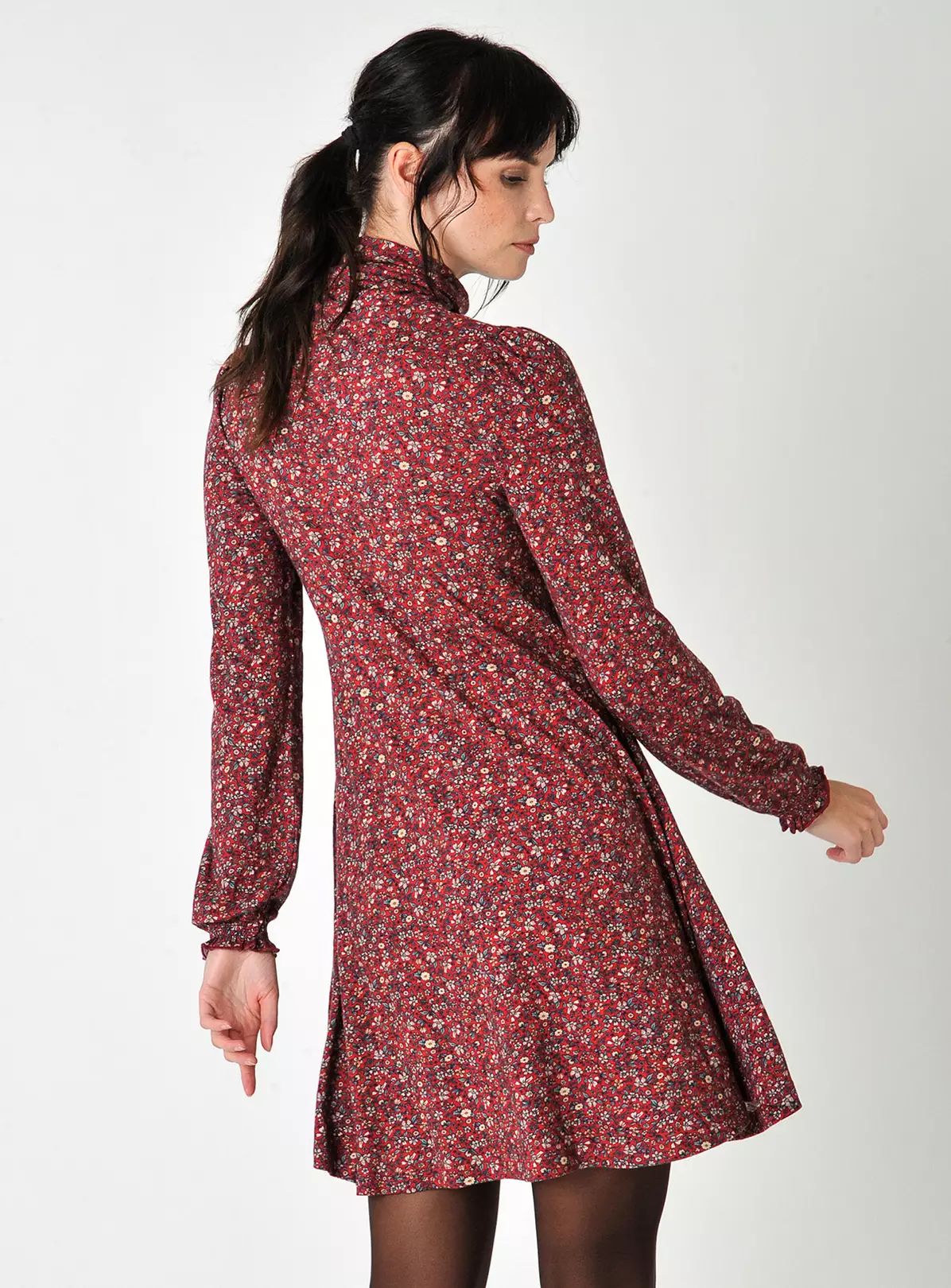 BURGS Georgia Roll Neck Mini Dress 8 3 BURGS Georgia Roll Neck Mini Dress 8