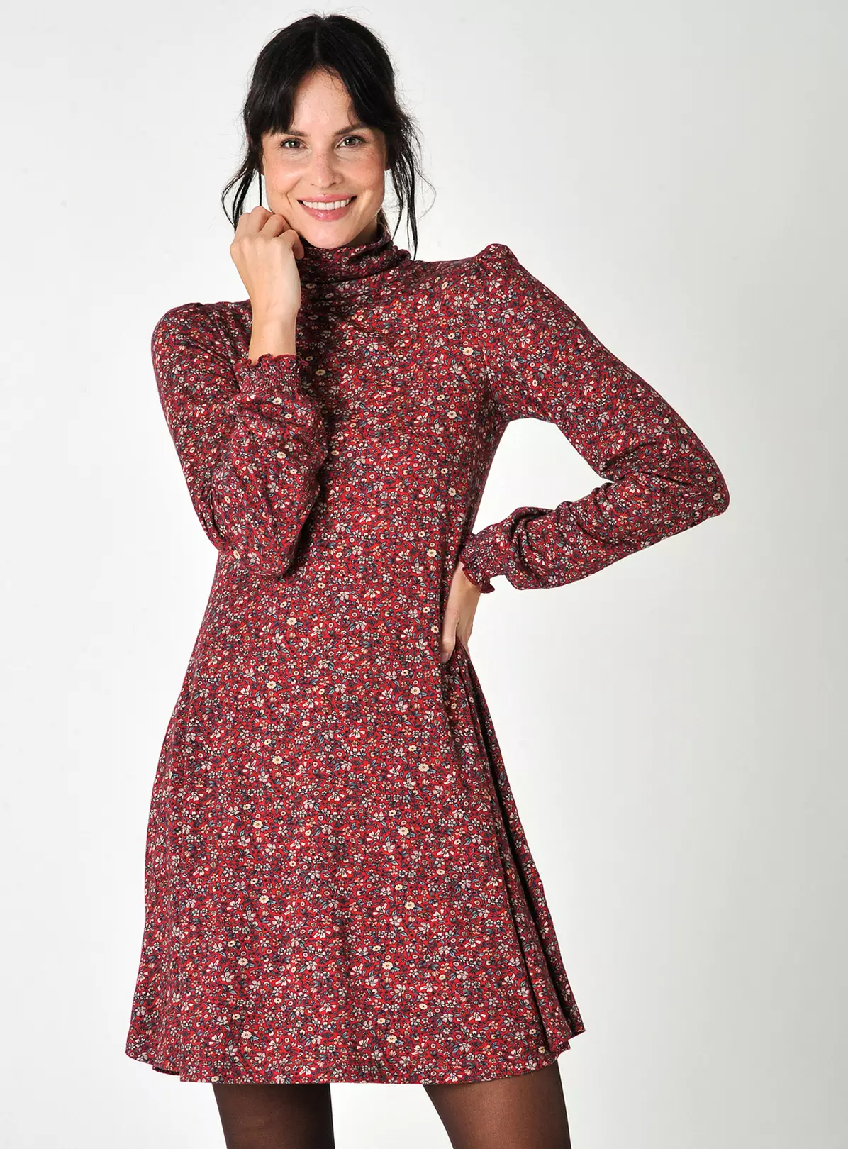 BURGS Georgia Roll Neck Mini Dress 8 5 BURGS Georgia Roll Neck Mini Dress 8 - Image 3