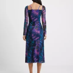 FRENCH CONNECTION Toni Mesh Gabriela Dress XL -Chic Elixir Sales Store tuc143360361 Blue R Z004A