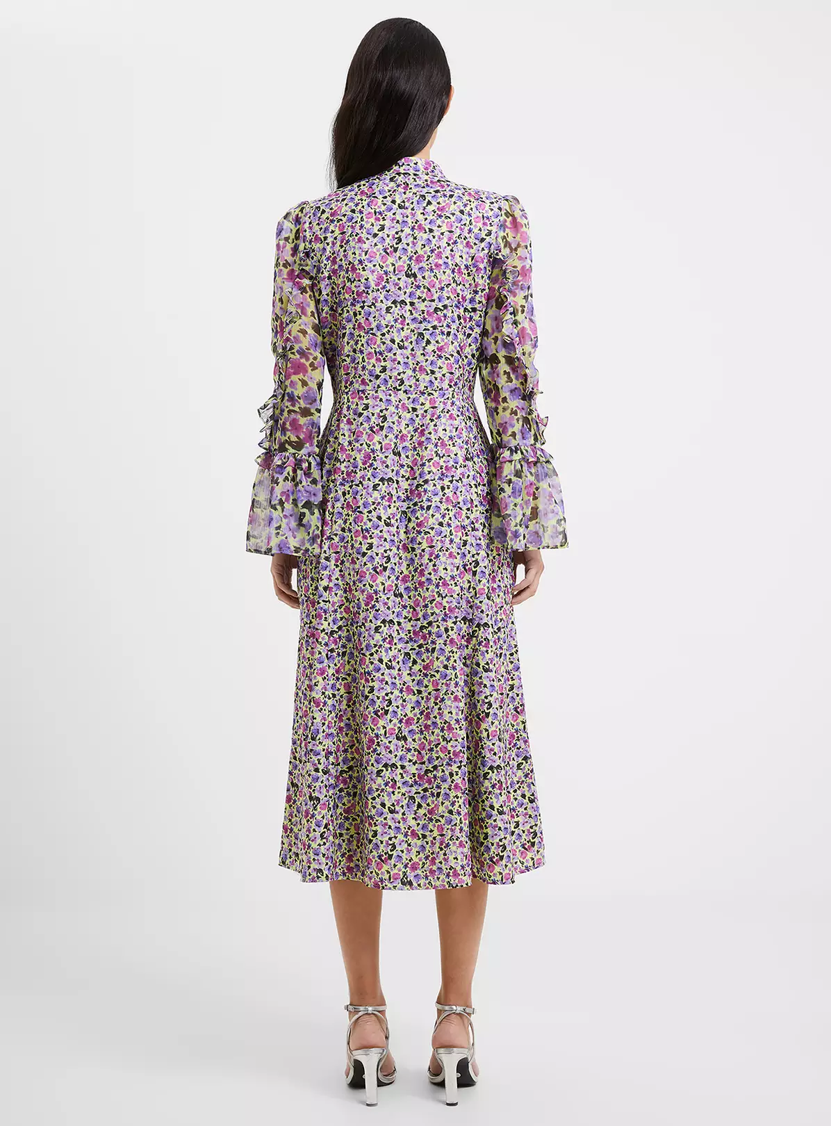 FRENCH CONNECTION Alezzia Ely Jacquard Mix Dress 16 5 FRENCH CONNECTION Alezzia Ely Jacquard Mix Dress 16 - Image 3