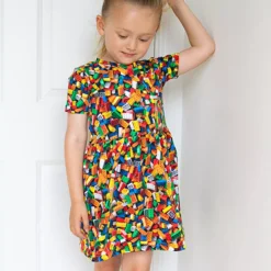 FRED & NOAH Bricks Dress 4-5 Years 8 FRED & NOAH Bricks Dress 4-5 Years -Chic Elixir Sales Store tuc143429197 Multi20Coloured R Z004A