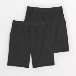 Grey Dress With Ease Classic School Shorts 2 Pack 10 Years