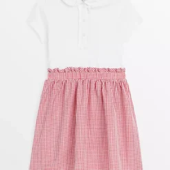 Red Gingham Twofer School Dress 5 Years