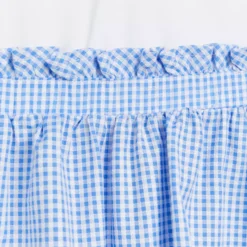 Blue Gingham Twofer School Dress 7 Years