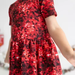 FRED & NOAH Red Sequin Dress 2-3 Years -Chic Elixir Sales Store tuc143443896 Red R Z003A