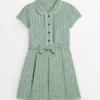 Green Gingham Dress With Ease Classic School Dress 13 Years
