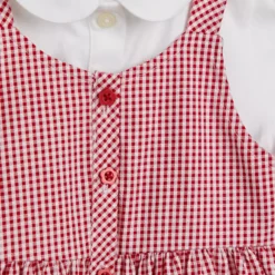 Red Gingham Dress & Top Set 12 Years