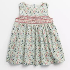 Ditsy Floral Sleeveless Woven Dress 9-12 Months