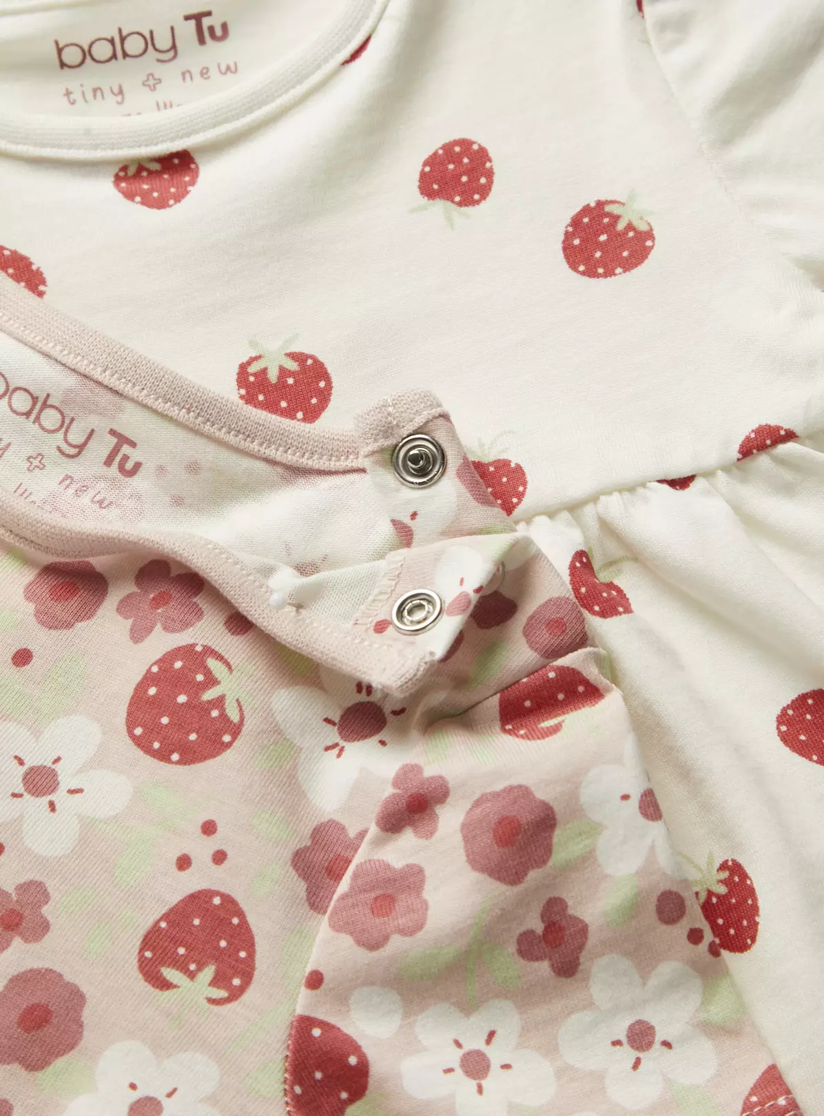 Strawberry Print Jersey Dress 2 Pack 12-18 Months 3 Strawberry Print Jersey Dress 2 Pack 12-18 Months