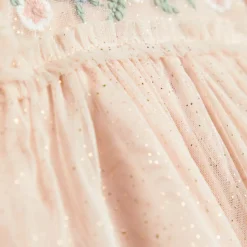 Pink Floral Tulle Party Dress 9-12 Months