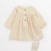 Pink Gingham Long Sleeve Dress & Tights 18-24 Months -Chic Elixir Sales Store tuc143504960 Cream R Z001A