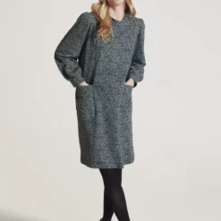 THOUGHT Alvarra Organic Cotton Printed Tunic Dress 6 -Chic Elixir Sales Store tuc143541859 Black R Z002A 1