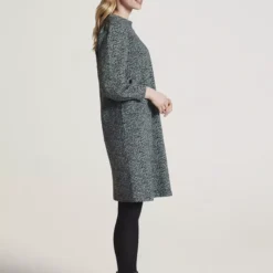 THOUGHT Alvarra Organic Cotton Printed Tunic Dress 6 -Chic Elixir Sales Store tuc143541859 Black R Z004A 1