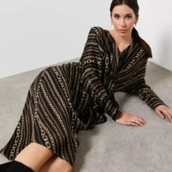 For All The Love Printed Batwing Drape Dress 18 -Chic Elixir Sales Store tuc143614608 Multi20Coloured R Z004A