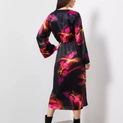 For All The Love Printed Kimono Wrap Midaxi Dress 16 -Chic Elixir Sales Store tuc143652049 Multi20Coloured R Z003A