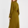 Khaki Wrap Buckle Midaxi Dress 18 -Chic Elixir Sales Store tuc143676761 Khaki R Z004A