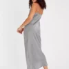 Silver Satin Cami Dress 20