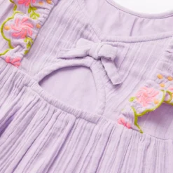 Lilac Embroidered Woven Dress 1-2 Years
