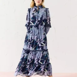 EVERBELLE Spring Peony Ruffle Tiered Maxi Dress 16 -Chic Elixir Sales Store tuc143737931 Multi20Coloured R Z001A