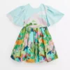 Floral Fields Short Sleeve Woven Dress 6 Years -Chic Elixir Sales Store tuc143748577 Multi20Coloured R Z001A 6