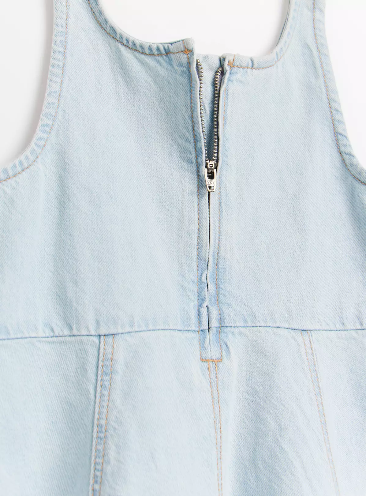 Light Denim Sleeveless Dress 14 Years 3 Light Denim Sleeveless Dress 14 Years