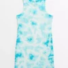 Blue Tie Dye Racer Neck Jersey Dress 6 Years -Chic Elixir Sales Store tuc143771937 Multi20Coloured R Z001A 5