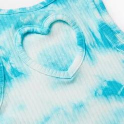 Blue Tie Dye Racer Neck Jersey Dress 13 Years -Chic Elixir Sales Store tuc143771937 Multi20Coloured R Z002A 6