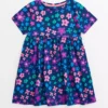 Blue Floral Jersey Dress 1-2 Years