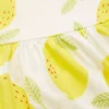 Bloom Lemon Print Short Sleeve Dress 1-2 Years -Chic Elixir Sales Store tuc143788018 White R Z002A