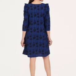 THOUGHT Simone Organic Cotton Broderie Shift Dress 18 -Chic Elixir Sales Store tuc143791284 Dark20Blue R Z004A 1