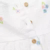 White Bloom Embroidered Dress 1-2 Years