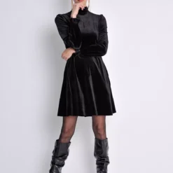 BURGS Georgia Roll Neck Tunic Dress 18 -Chic Elixir Sales Store tuc143808074 Black R Z001A