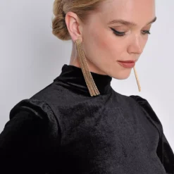 BURGS Georgia Roll Neck Tunic Dress 18 -Chic Elixir Sales Store tuc143808074 Black R Z003A