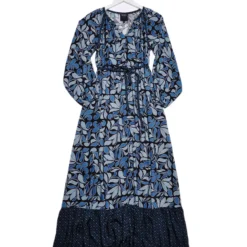 BURGS Penhallow Midi Dress 8 -Chic Elixir Sales Store tuc143811185 Navy R Z005A