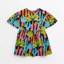 Palm Print Jersey Dress 12 Years -Chic Elixir Sales Store tuc143813906 Multi20Coloured R Z001A 6