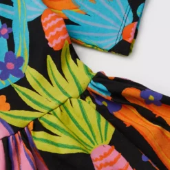 Palm Print Jersey Dress 13 Years