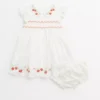 Strawberry Embroidered Dress & Bloomers Set 18-24 Months -Chic Elixir Sales Store tuc143844446 White R Z001A
